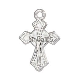 Pendant Necklaces WholesaleDIY Accessories For Jewellery Cross Jesus TagChristmas Gifts Zinc Alloy Material Manufacturing Jewellery Making12PCS x1009 x1010