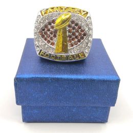 2021 Fantasy Football Championship Ring MVP Trophy Prize for Fans Mens' Souvenir Gift SIZE 11250a