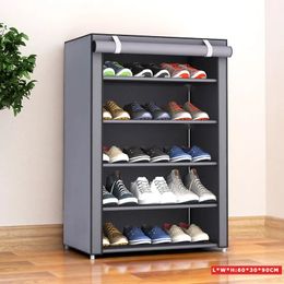 Storage Holders Racks Multilayer Shoe Rack Thicken Nonwoven Fabric Shoe Cabinet Easy to Assemble Hallway Dustproof Shoe Organizer Small Shoe Rack 231007