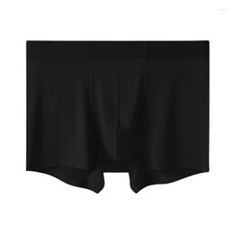 Underpants Brand Men's Underwear Graphene Fashion Boys Panties Solid Colour Men Boxer Metal Fibre Antistatic