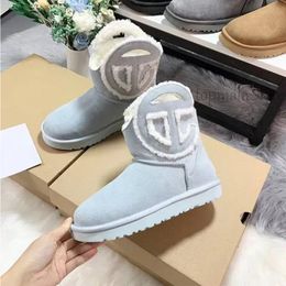 Latest designer platform classic ultra mini boots australian snow boots lady luxury famous sheepskin boot short mini fur maroon fleece flats C1019-4