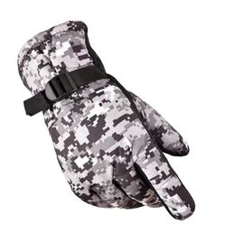 Glove Designer Five Fingers Gloves Winter Tactics Outdoors Camouflage Hunting Warm NonSlip Fishing Waterproof Touch Screen Ski Camping