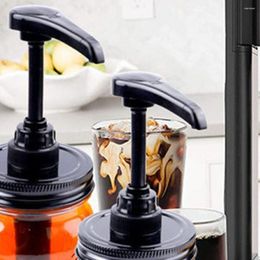 Storage Bottles 2 Pcs Honey Dispenser Syrup Bottle Pumps Creative Hand Sanitiser Mason Jar Pot Heads Plastic Practical Dispensing Shampoo