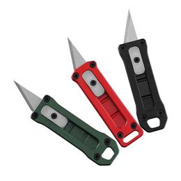 Knife Mini Utility Stainless Steel Paper Cutting Portable Unpacking Cutter Carving Knives EDC Keychain Tool Pocket 4I7H