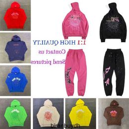 High Quality Mens Hoodies Sweatshirts 2023 Varies Colour Sp5der Hoodie Men Women Hip Hop Young Thug 55555 Print Pullover Hoody Hoodie with Zipper Size S-5xl