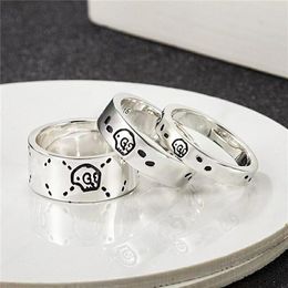 925 Silver Designer Love Heart Ring Men Women Snake Ring high-end quality couple wedding ring with box male and female designer Bu242z