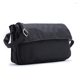 Bag Simple Nylon With Shoulder Strap Mini Phone Black Messenger Pouch Youth Travel Storage