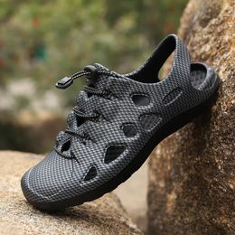 Water Shoes Summer Water Shoes Men Non-slip Quick Dry Hiking Sandals Fashion Outdoor Beach Sandals Comfortable Aqua Shoes Male Zapatos 231006