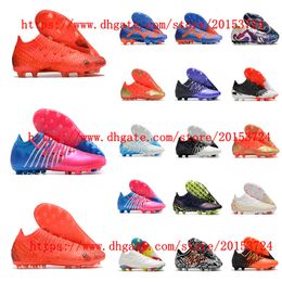 Mens boys women Soccer shoes 1.3 MG FG Cleats Football Boots outdoor shoes Breathable sneakers size 35-45 EUR