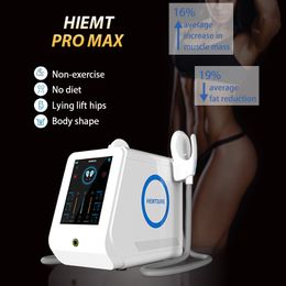 Factory Price Portable EMS Muscle Building Fat Dissolving Body Sculpture Curve Shaping Electromagnetic Beauty Instrument with 2 Handles