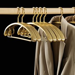 Hangers Racks 5pcs Wholesale Coat Hanger Widen Anti-slip Clothes Pant Hanger Bride Wedding Dress Display Rack Clothes Shop Metal Hanging Racks 231007