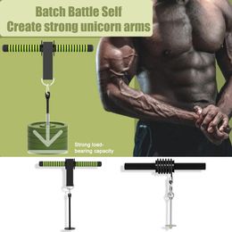 Hand Grippers Wrist and Forearm Roller Trainer Thickened Sponge Grip Pulldown Bar Bodybuilding Unisex Portable Fitness 231007