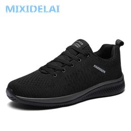 Dress Shoes MIXIDELAI Mesh Men Lac-up Men Shoes Lightweight Comfortable Breathable Walking Sneakers Tenis Feminino Zapatos 231009