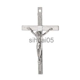 Pendant Necklaces 12PCSJesus Catholic Diy Jewellery Making Accessories Cross Charms Christian Zinc Alloy Material Wholesale Pendants For Necklaces x1009