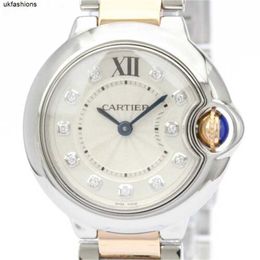 Luxury Ct Watch Men's/Womens's Watches Ct Ballon Bleu Diamond 18k Pink Gold Steel Ladies Watch We902030 Bf538932 HBRG