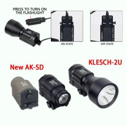 Tactical Metal Zenitco AK-SD KLESCH-2U Airsoft Light Remote Switch Strobe Flashlight Torch Fit AK47 Rifle 20mm Rail