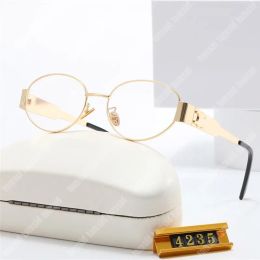 Sunglasses For Women Designer Goggle Eyeglass Fashion Golden Silver Frame Sun Glasses Unisex Trendy Causal UV400 Polaroid Adumbral