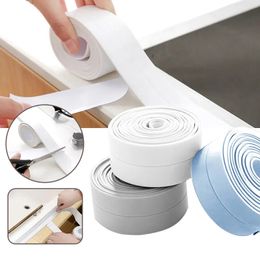 Wall Stickers Bathroom Shower Sink Bath Sealing Tapes Pvc Adhesive Strips Waterproof For Kitchen Sealant Tape 231009