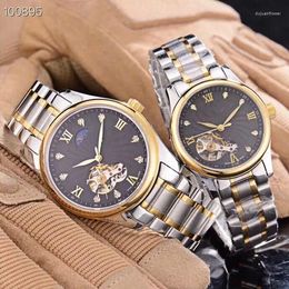 Wristwatches WG0235 Mens Watches Top Brand Runway Luxury European Design Automatic Mechanical Watch