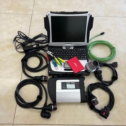 Auto Diagnostic Tool MB Star C4 Professional Scanner Automotive 90% New Laptop CF-19 CF19 2023.09V SSD