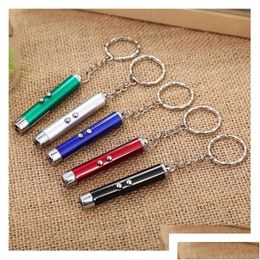 Cat Toys Cat Toys Mini Red Laser Pointer Pen Key Chain Funny Led Light Pet Keychain Keyring For Cats Training Play Toy Dh0185 Drop Del Dheoh