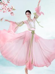Stage Wear Classical Dancing Dress Women's Fairy Flowing Ancient Style Body Charm Gauze Clothes Shawl Han Tang Chinese Drama Costume