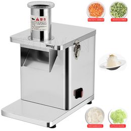 110V 220V Commercial Automatic Slicer Electric Fruit Vegetable Granule Dice Machine Radish Potato Mango Dice Machine