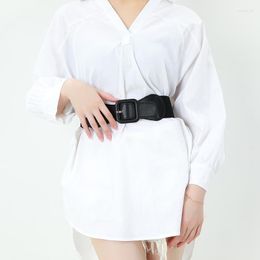 Belts Women's Elastic Waistband Fashionable And Elegant Decorative Dress Woven Wide Belt For Women