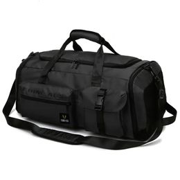 Outdoor Bags Yoga Gym Bag with Shoe Compartment Large Capacity Sport Fitness Duffle Travel Backpack Weekend Workout Tote for Men Women 231009