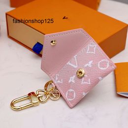 Jewelry Keychains & Lanyards keychain designer key chain luxury bag charm letter bag women key ring car chain pendant men fashion accessories gift exquisite nice