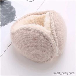 Ear Muffs Winter Soft Plush Warmer Earmuff Ear Muffs Earwarmers Outdoor Windproof Wear Men Women Earmuffs R231009