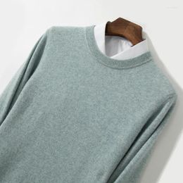 Men's Sweaters Cashmere Soft Warm O-Neck Casual Pullovers Spring Autumn Winter Long Sleeve High Quanlity Tops 8 Colors