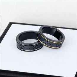2021 Top Quality Extravagant Simple heart Love Ring Gold Silver Rose Colours Stainless Steel Couple Rings Fashion Women Designer Je276K