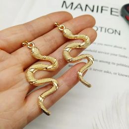 Charm Trendy Vintage Snake Shape Dangle Earrings for Women Girl Retro Drop Cute Object Earring Jewellery Bijoux Wholesale 231009