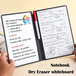 Whiteboards A5 Size Leather Dry Eraser Whiteboard Notebook Mini Erasable Memo Draft Paper Plan Board 231009