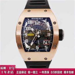 Richarmill Tourbillon Watches Automatic Mechanical Wristwatches mens watch Mens Series RM029 Mens 18k Rose Gold Watch Hollow Plate Automatic Machinery Sw WN-SQU6