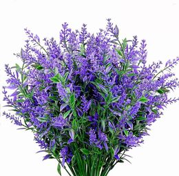 Decorative Flowers Artificial Flower Plastic Lavender Gypsophila Romantic Valentine's Day Wedding Decoration Bridal Bouquet Household