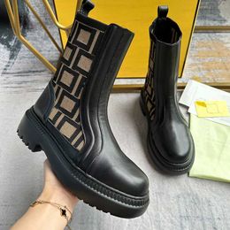 designer boots women platform boot silhouette Ankle martin booties real leather best quality classic lace up brand casual outside 35-42