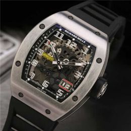 Richarmill Tourbillon Watches Automatic Mechanical Wristwatches mens watch RM029 Titanium Alloy Mens Fashion Leisure Business Sports Mechanical Wrist Wat WN62K