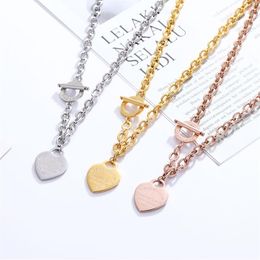 Pendant Necklaces Exquisite Forever Love Heart Pendant Necklace Fashion Necklace for women Gold Silver Color Wedding Jewelry243q