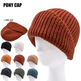 Solid Color Knitted Hats Irregular Cut Beanies Outdoor Colorful Warm Thick Knit Cap 8 Colors Winter Knitting Caps Party Hats Q625