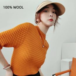 Women's T Shirts Wool Fashion Orange Shirt Women White Cute Top Womens Clothes Tops Summer Short Sleeve Tshirt Tee Tees Sexy Aesthetic Black