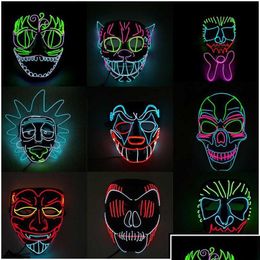 Party Masks Party Masks Arty Led Light Eagle Dancer Cat Head Fashion Cool Mask From The Purge Election Year Great For Festival Cosplay Dhcn7