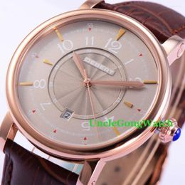 Wristwatches 43.5mm Debert Gray Dial See Through Case Back Relogio Masculino Date Men Miyota 8215 Automatic Wrist Watch