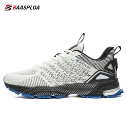 Dress Shoes Baasploa Men Running Shoes Professional Non-Slip Running Shoe sneakers Men Outdoor Mesh Surface Breathable Basketball Shoes 231009