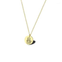 RIR New Mom Holding the Twins Necklaces Circle Pendant Breastfeeding Tribute Necklace Gift for a New Momma Mother of Twins Gifts1185G