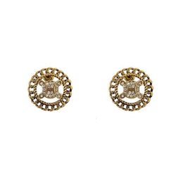 Earrings CLNE Designer Luxury Fashion WomenFrench Style Arc De Triomphe New Earrings With Inset Edges Niche High-end Earrings Golden Temperament Earrings