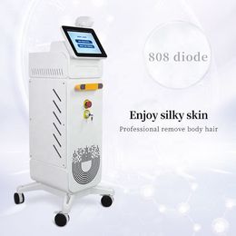 Stand Type Ice Painless Hair Removal Tec Cooling System808nm Laser Facial Body Depilation 10 Bars High Power Diode Laser 808 Hair Removal Machine