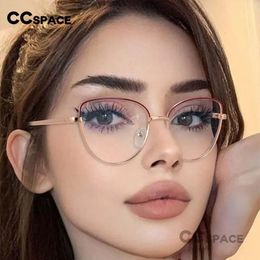 Sunglasses Frames 45969 Cat Eye Simple Glasses Retro Men Women Optical Fashion Computer 231009