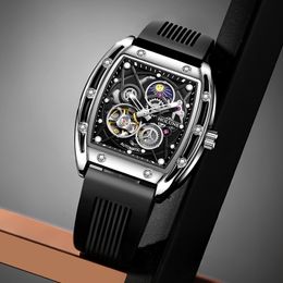 New Watch Men's and Women's Automatic Mechanical Movement/vk Battery Movement All Stainless Steel Watch